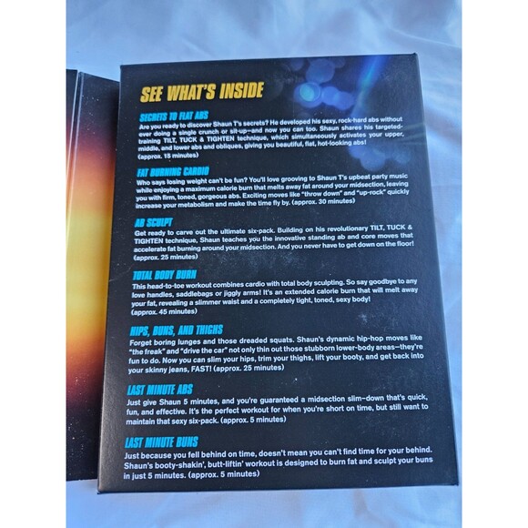 Hip Hop Abs • 3 DVD & Book Set Beachbody •  Ultimate Ab Sculpting System • VG - Picture 4 of 9